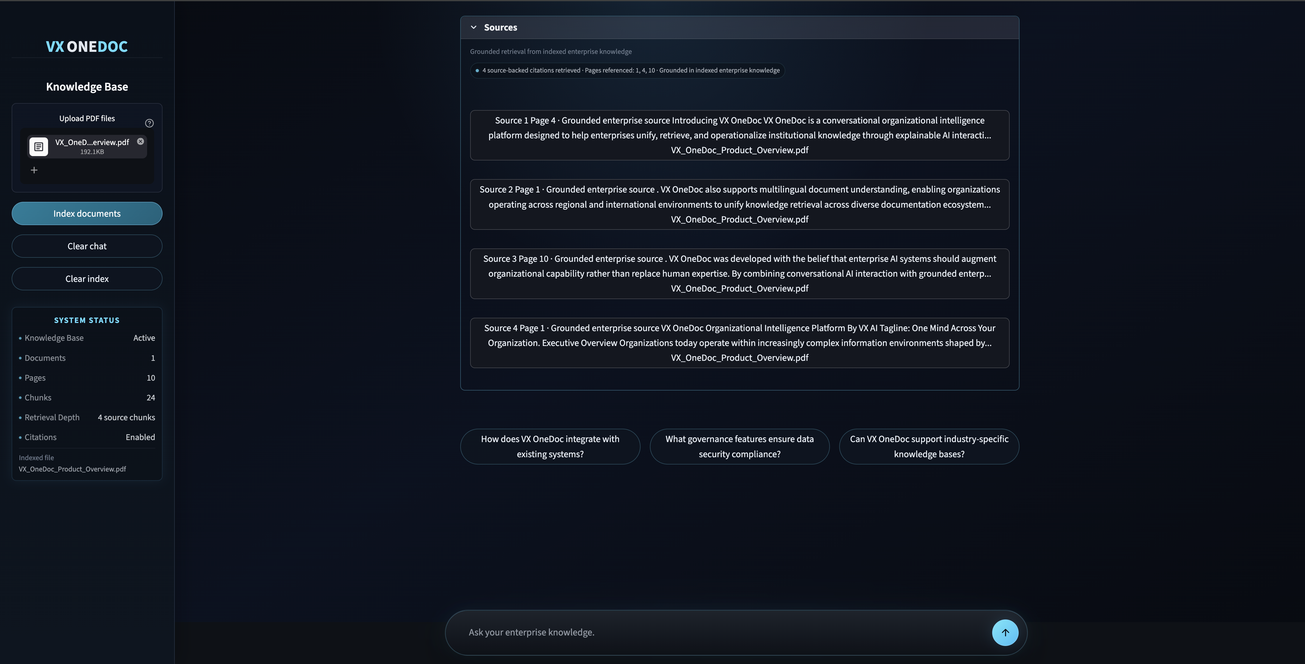 VX-OneDoc source traceability workspace