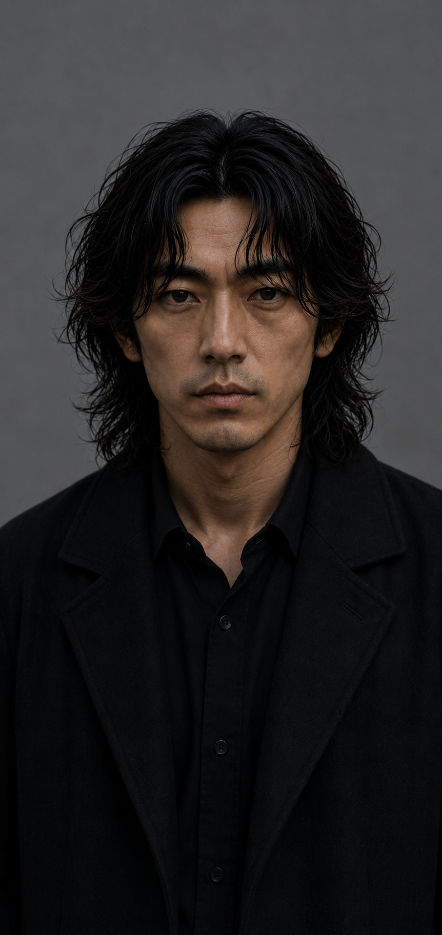 VITO character portrait wearing a black coat